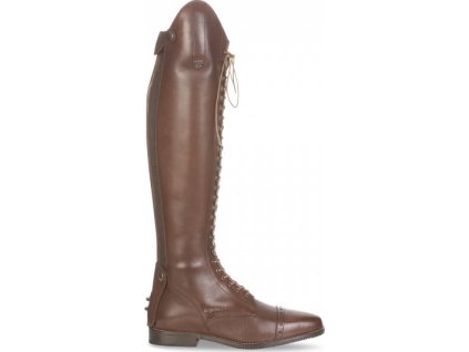 Čižmy jazdecké Laval BUSSE, štandardné lýtko, zateplené, pre dospelých, hnedé