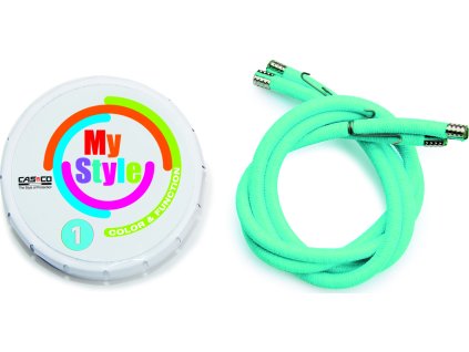 Prúžky MyStyle na prilby CASCO, 2 ks, turquoise