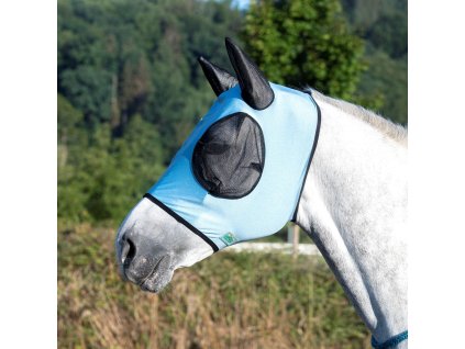 Maska proti hmyzu Spandex USG, s ochranou uší, sky blue