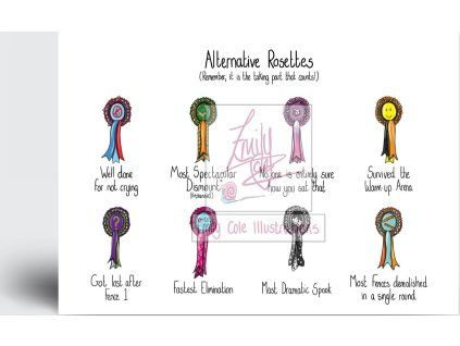 Alternative Rosettes Greeting Card