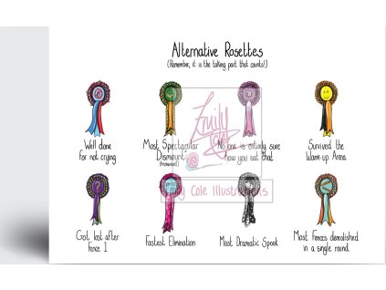 Pohľadnica 'Alternative Rosettes' od Emily Cole