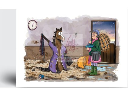 Pohľadnica 'You're late' od Emily Cole