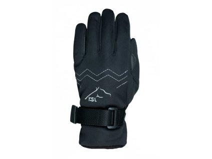 Rukavice jazdecké Espoo RSL, zimné, unisex, čierne