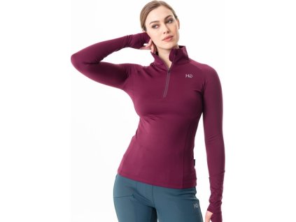 Tričko multifunkčné Thea Horseware, zateplené, dámske, beetroot purple