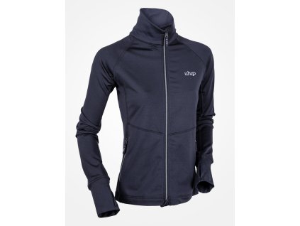 Mikina so zipsom Stretch UHIP, dámska, iron grey