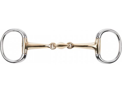 Zubadlo olivové dvakrát lomené Bradoon Kaugan® BUSSE, 14 mm