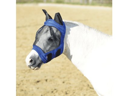 Maska proti hmyzu Fly Buckler II BUSSE, s ochranou uší, royal blue