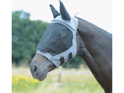 Maska proti hmyzu Fly Buckler II BUSSE, s ochranou uší, grey