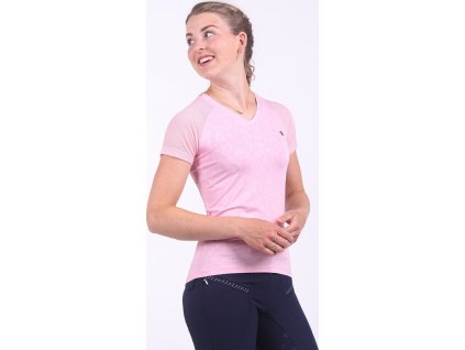 Tričko Pascal QHP, dámske, powder pink