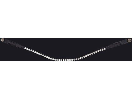 Čelenka PresTeq, black/silverwhite (Veľkosť PONY)