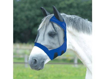 Maska proti hmyzu Fly Buckler Gap II BUSSE, s ochranou uší, royal blue