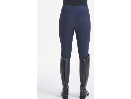 Legíny jazdecké Tornio Teens BUSSE, s gripom, detské, zimné, navy