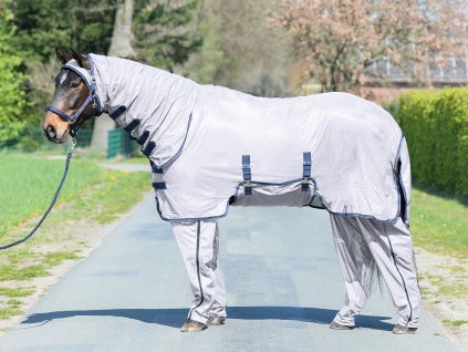 Deka proti hmyzu Complete Plus BUSSE, s krkom, silver/navy