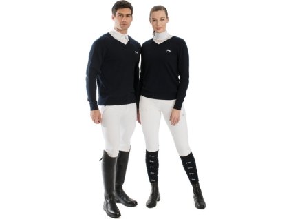 Sveter bavlnený Horseware, unisex, navy