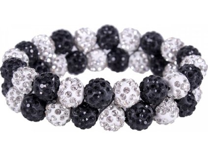 Gumička do vlasov Gloss QHP, white/black