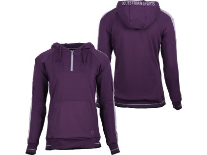 Mikina Noleste QHP, dámska, grape purple