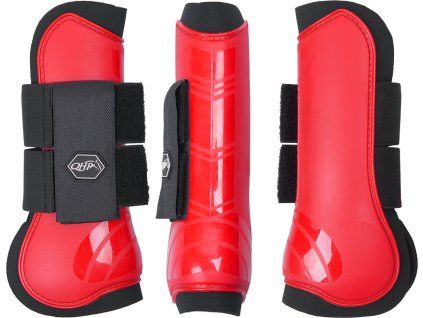 Gamaše predné QHP, pár, red (Veľkosť SHETTY)