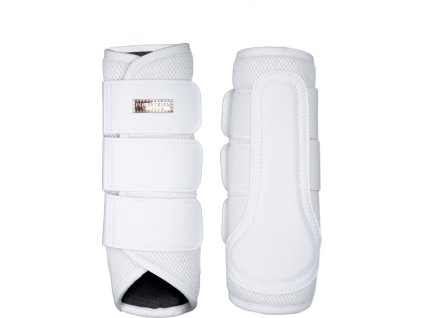 Gamaše drezúrne Classic Mesh Equestrian Stockholm, white/rosegold