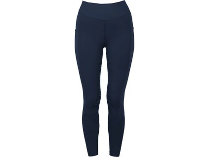Legíny jazdecké Movement Equestrian Stockholm, s gripom, dámske, navy