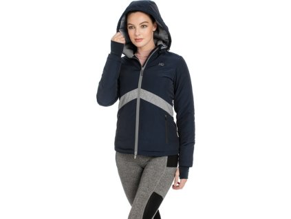 Bunda jazdecká Horseware, 100% recyklovaná, dámska, navy