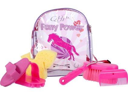 Batoh s čistením Q-essentials, detský, fuchsia