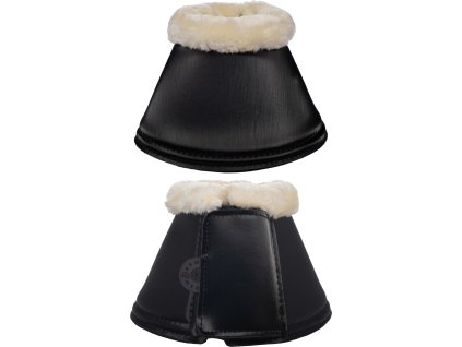 Zvony Shiny Fur HKM, s barančekom, čierne