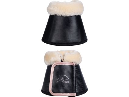 Zvony Rosegold Glamour HKM, s barančekom, pár, čierne