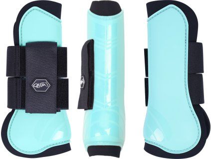 Gamaše predné QHP, pár, ice green (Veľkosť SHETTY)