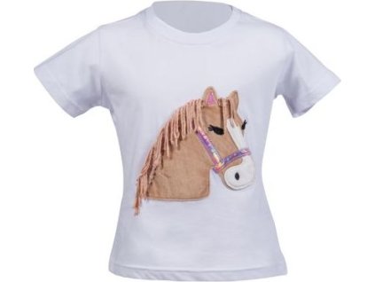 Tričko Lola Fluffy HKM, detské, biele