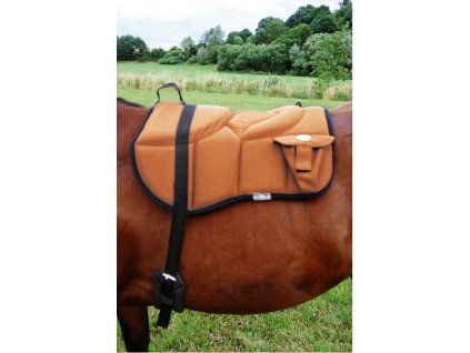 Pad jazdecký Ultra light Brockamp, westernový, FULL, blue