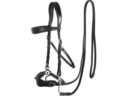 Uzdečka Hackamore Fiore F.R.A., havana