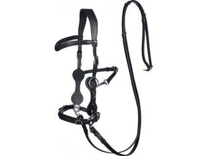 Uzdečka Hackamore Calli F.R.A., čierna