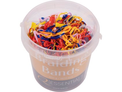 Gumičky na hrivu Q-essentials, 200 g, multicolor