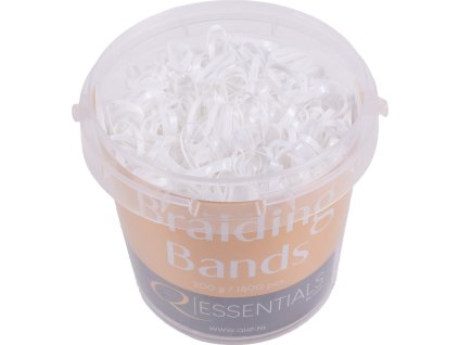 Gumičky do hrivy Q-essentials, 200 g, biele