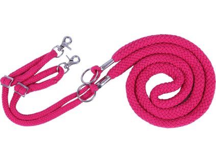 Postroj lonžovací QHP, fuchsia (Veľkosť L)