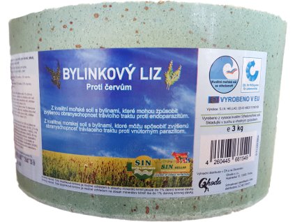 Liz bylinný proti červom S.I.N. Hellas, 3 kg