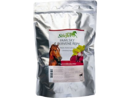 Pamlsky pre kone STIEFEL, 1 kg, červená repa