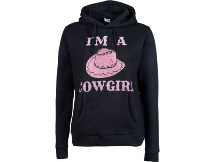 Mikina Cowgirl HKM, dámska, čierna
