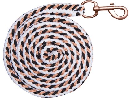 Vodítko Rosé Shine Waldhausen, 2 m, black/white/rosegold