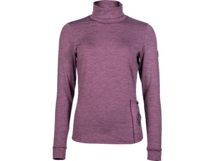Tričko s rolákom Arctic Bay HKM, dámske, dark lilac