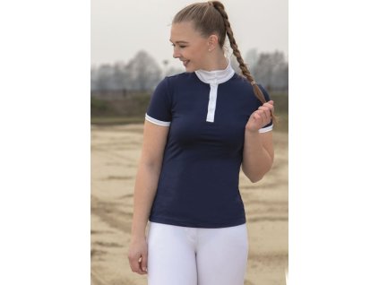 Tričko na preteky Style HKM, dámske, navy