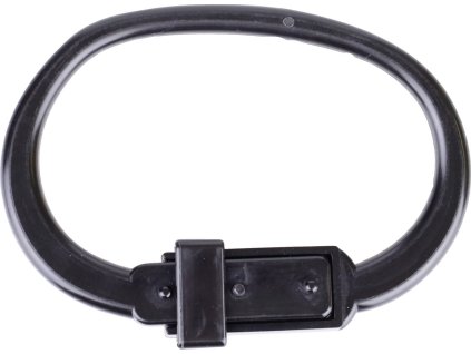 Krúžky na viazanie koňa USG, bezpečnostné, 3 ks, čierne