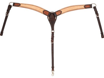 Poprsnák westernový 2-Tone Pool's, chestnut/natural