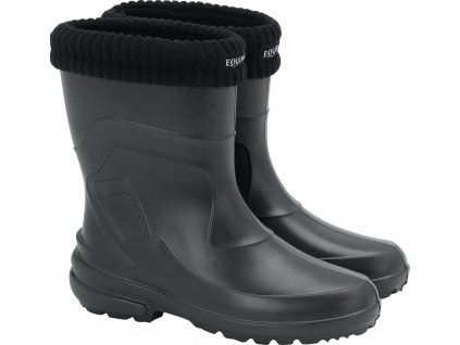 Čižmy zateplené Jessy Equipage, dámske, čierne