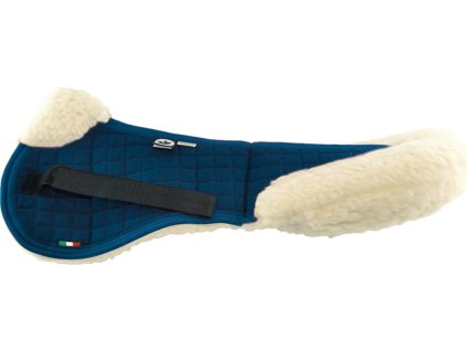 Dečka tlmiaca Woll Cut Raised Burioni, navy