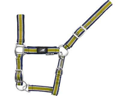 Ohlávka žriebäcia Bicolor Supreme, royal/white/yellow