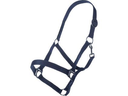 Ohlávka Classic HKM, deep blue (Veľkosť PONY)