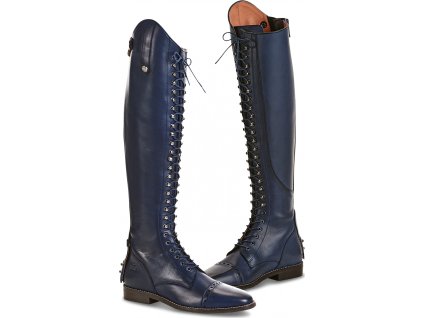 Čižmy jazdecké Laval BUSSE, štandardné lýtko, pre dospelých, blue