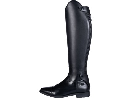 Čižmy jazdecké Oxford HKM, extra široké lýtko, dámske, čierne