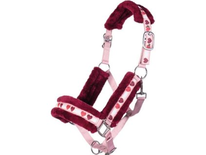 Ohlávka s barančekom Amelie HKM, antique pink